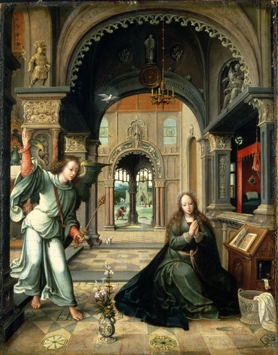 La Anunciación, principios del siglo XVI de Bernard van Orley